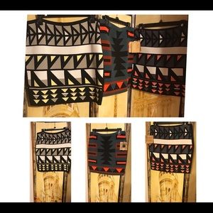 Colorful mini skirts